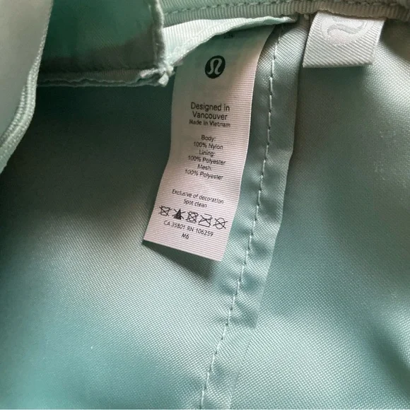 Lululemon easy access crossbody orange green bag travel casual bag - Picture 9 of 9